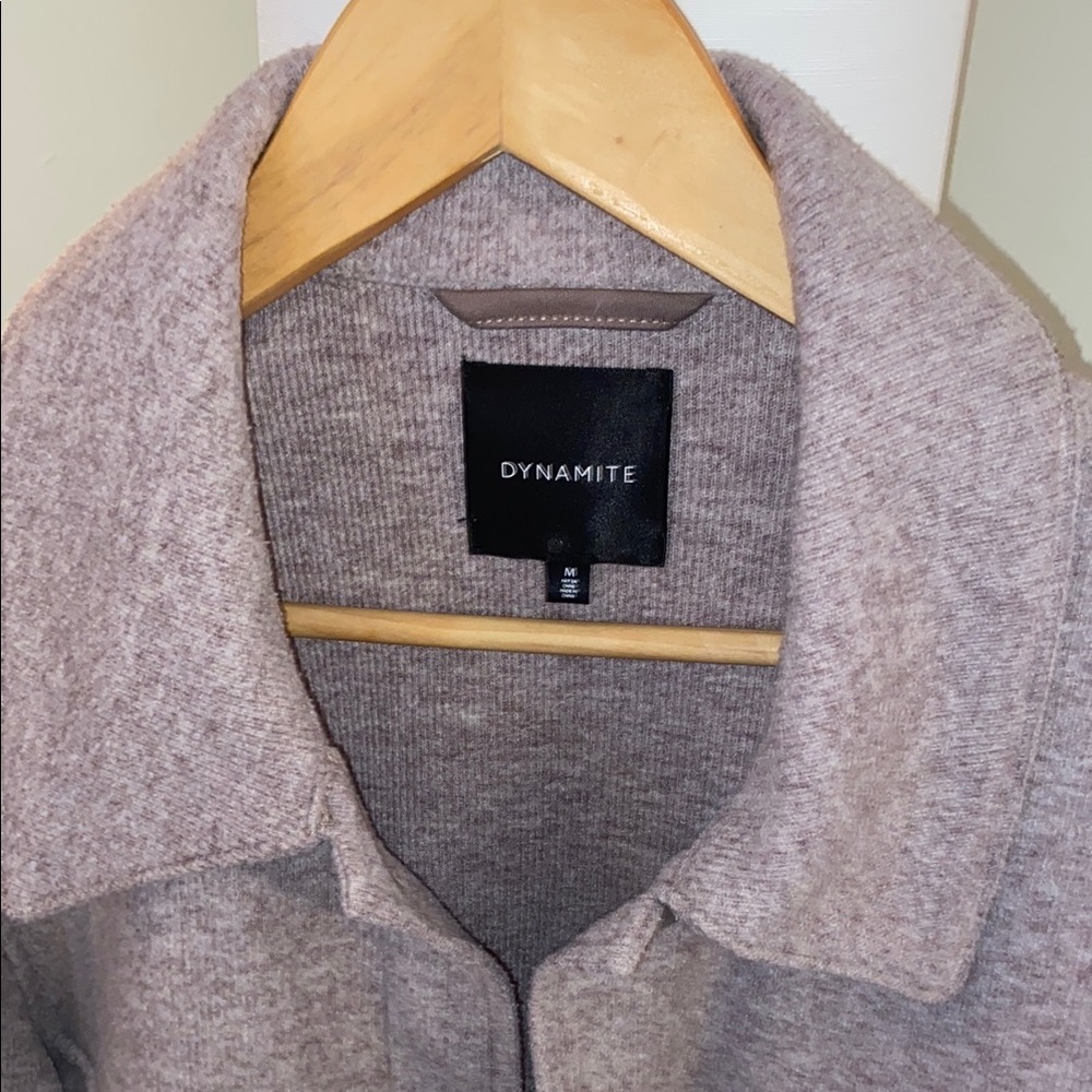 Dynamite Light Purple Button-Up Jacket - Picture 2 of 4